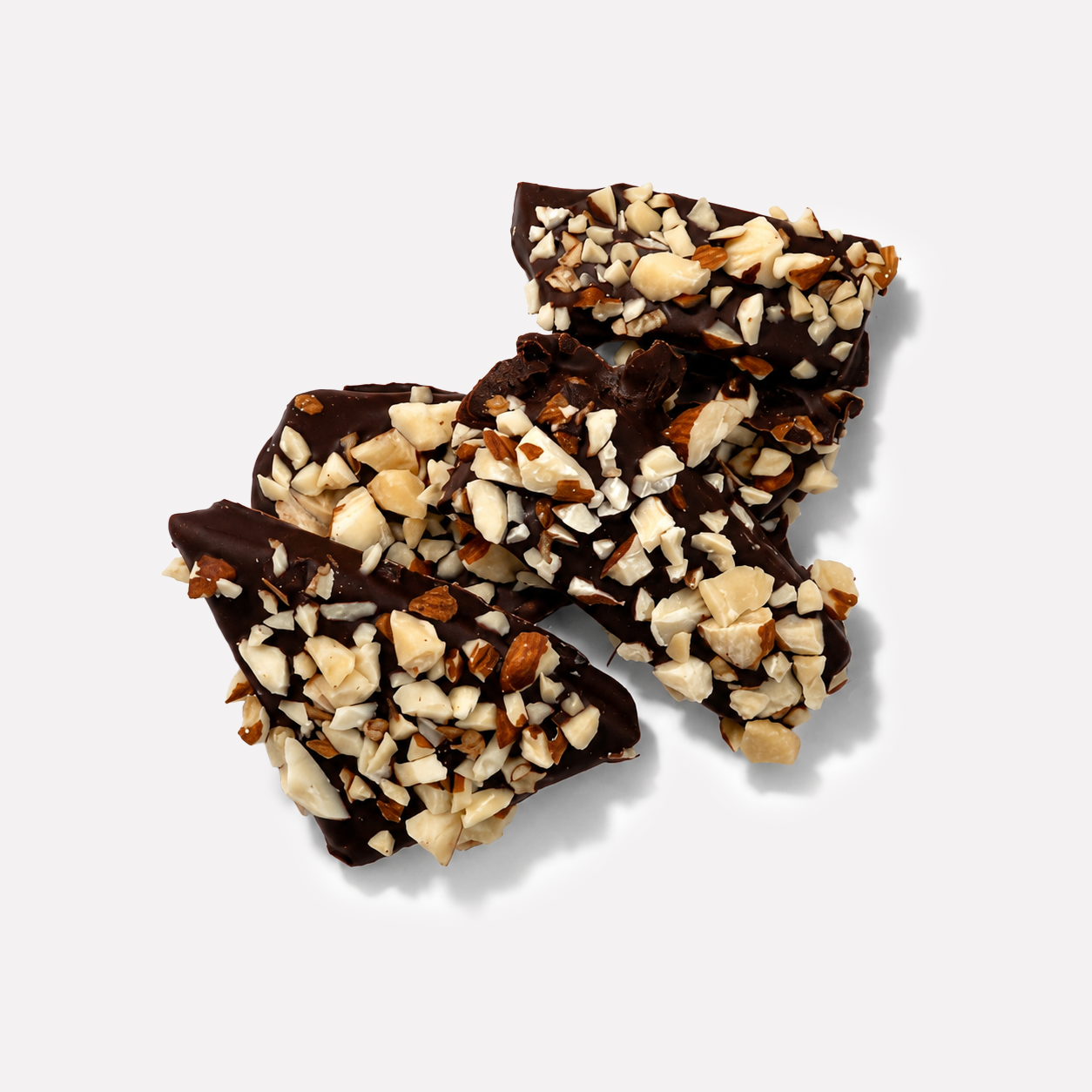 Dark Chocolate Almond Butter Crunch Toffee